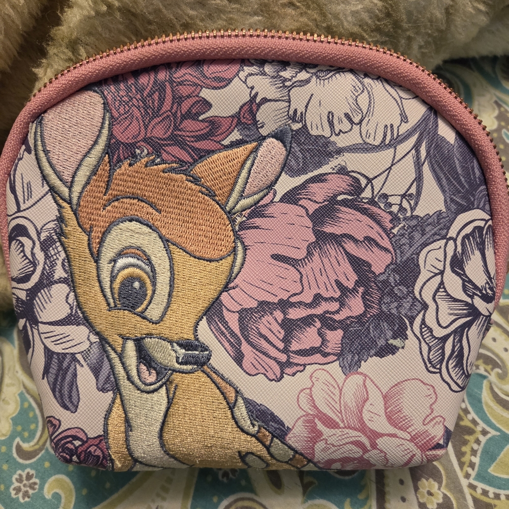 Disney Floral Cosmetic Pouch